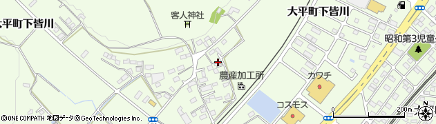栃木県栃木市大平町下皆川354周辺の地図