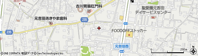 茨城県水戸市元吉田町1154周辺の地図