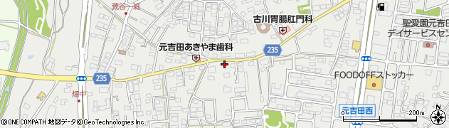 茨城県水戸市元吉田町1134周辺の地図