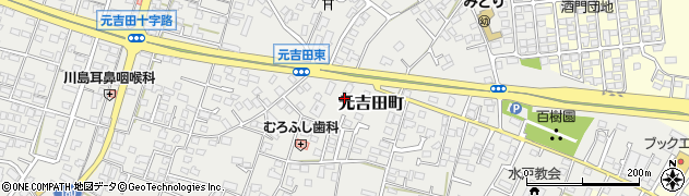 茨城県水戸市元吉田町2191周辺の地図
