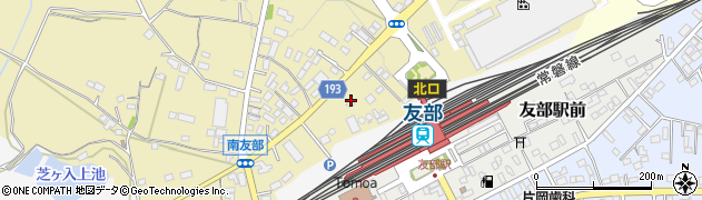 秩父小野田株式会社　友部倉庫周辺の地図