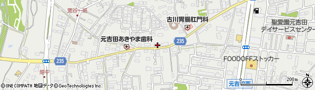 茨城県水戸市元吉田町932周辺の地図