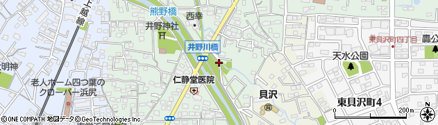 井野川橋児童公園周辺の地図