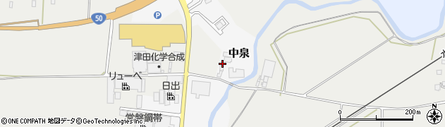 茨城県桜川市中泉372周辺の地図