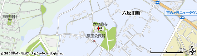 六地蔵寺周辺の地図