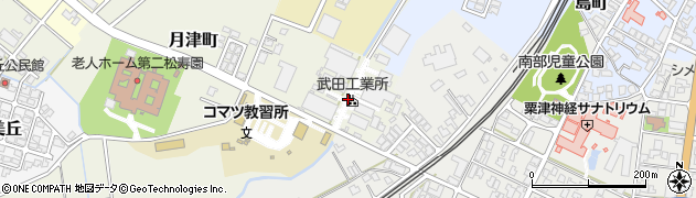 石川県小松市月津町（ワ）周辺の地図