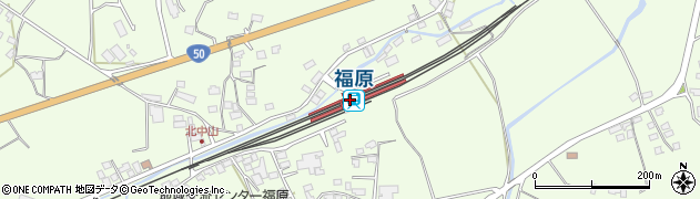 福原駅周辺の地図