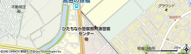 茨城県ひたちなか市西鶴子田周辺の地図