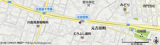 茨城県水戸市元吉田町2225周辺の地図