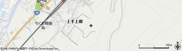 長野県安曇野市明科中川手上手上郷周辺の地図