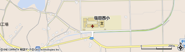 上田市役所　塩田西児童クラブ周辺の地図
