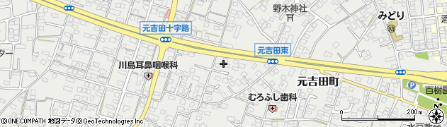 茨城県水戸市元吉田町2237周辺の地図