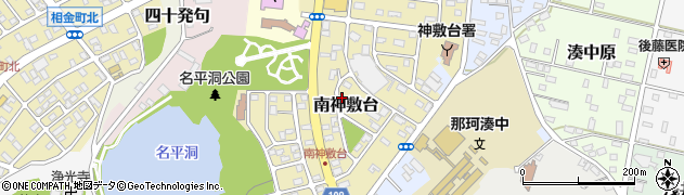 茨城県ひたちなか市南神敷台周辺の地図