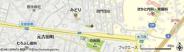 茨城県水戸市元吉田町2634周辺の地図