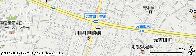 茨城県水戸市元吉田町1632周辺の地図