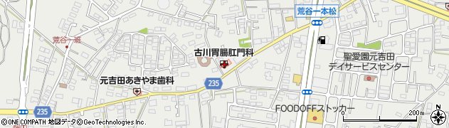 茨城県水戸市元吉田町229周辺の地図