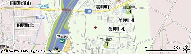 石川県加賀市美岬町（ろ）周辺の地図
