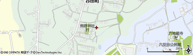茨城県水戸市谷田町466周辺の地図