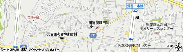 茨城県水戸市元吉田町223周辺の地図