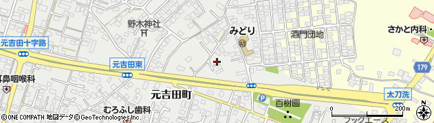 茨城県水戸市元吉田町2643周辺の地図