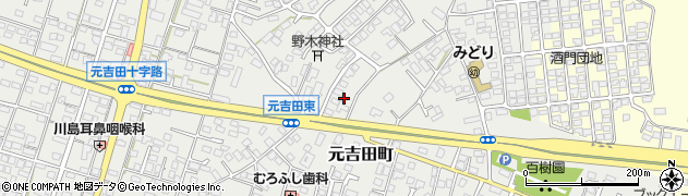 茨城県水戸市元吉田町2585周辺の地図