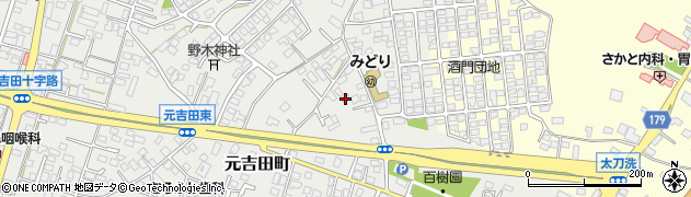 茨城県水戸市元吉田町2645周辺の地図