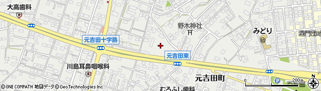茨城県水戸市元吉田町2241周辺の地図
