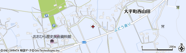 栃木県栃木市大平町西山田922周辺の地図