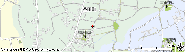 茨城県水戸市谷田町445周辺の地図
