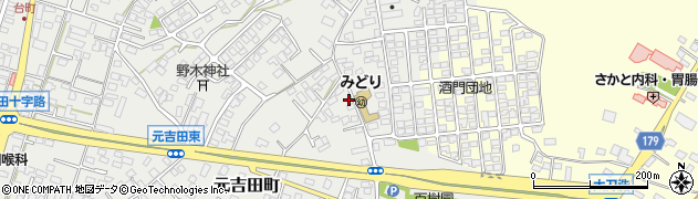 茨城県水戸市元吉田町2651周辺の地図