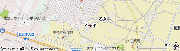 長野県東御市滋野乙女平周辺の地図