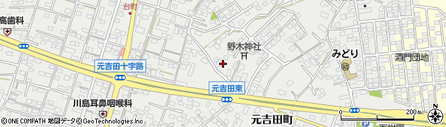 茨城県水戸市元吉田町2570周辺の地図