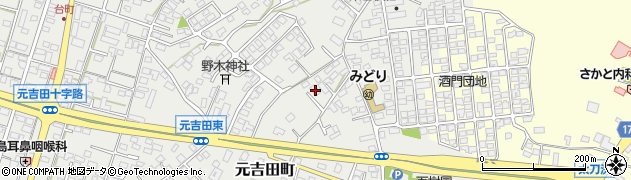 茨城県水戸市元吉田町2654周辺の地図