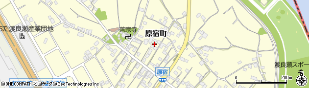 群馬県太田市原宿町周辺の地図