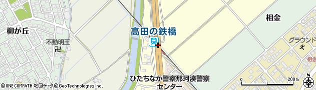 茨城県ひたちなか市周辺の地図