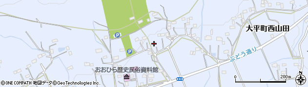 栃木県栃木市大平町西山田847周辺の地図