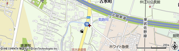 栃木県佐野市吉水町792周辺の地図
