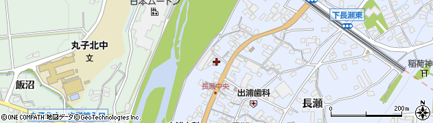 長瀬郵便局周辺の地図