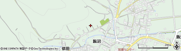 長野県上田市生田飯沼周辺の地図