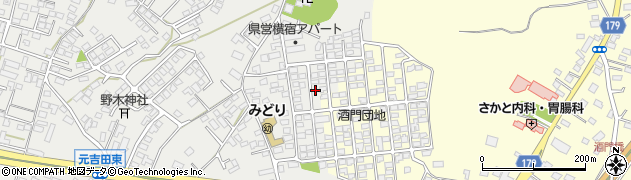 茨城県水戸市元吉田町2649周辺の地図