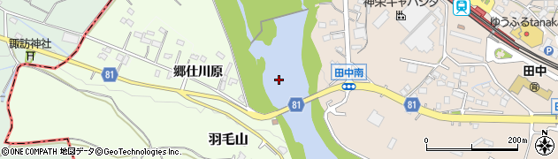 田中橋周辺の地図