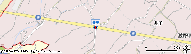 井子周辺の地図