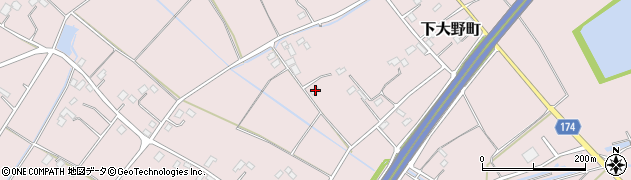 茨城県水戸市下大野町1716周辺の地図
