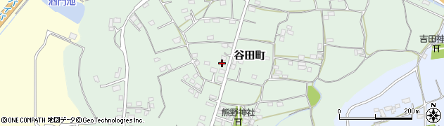 茨城県水戸市谷田町437周辺の地図