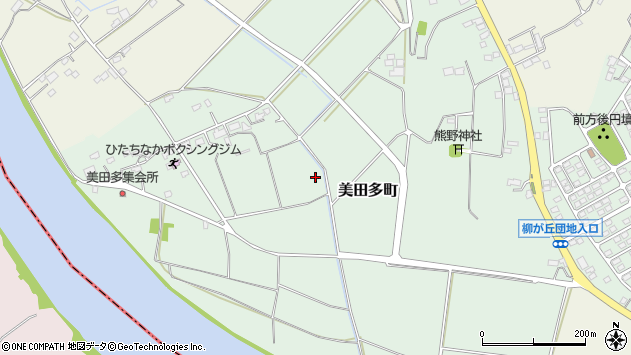 〒311-1238 茨城県ひたちなか市美田多町の地図