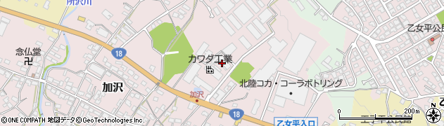 株式会社カワダ　長野流通センター周辺の地図