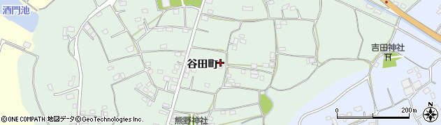 茨城県水戸市谷田町501周辺の地図
