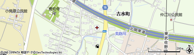 栃木県佐野市吉水町1172周辺の地図