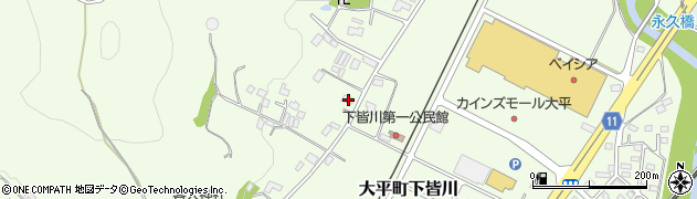 栃木県栃木市大平町下皆川436周辺の地図