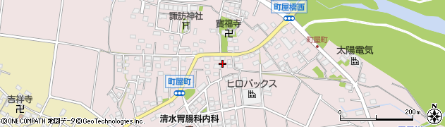 群馬県高崎市町屋町847周辺の地図